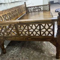 تخت سنتی  رنگ شده