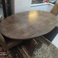 میز نهارخوری ۶ نفره + جا ظرفی (بوفه)