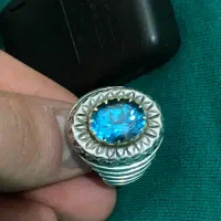 توپاز اصلی آبی پر رنگ