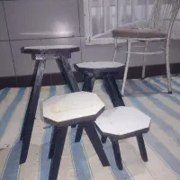 پایه گل چوبی