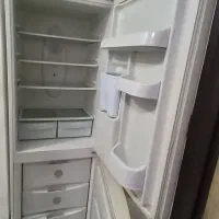 یخچال فریزر الکترواستیل و دوعدد پنکه پایه بلند