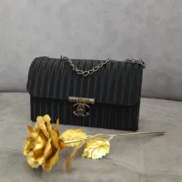 کیف دوشی زنانه مجلسی طرح Chanel