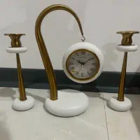 ساعت رو میزی با شمعدان
