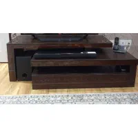 میز تلویزیون ام دی آف و هایگلس به همراه میز تحریر