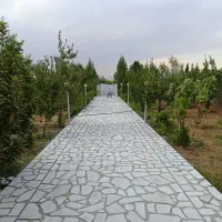 استادکار سنگ فرش کیوبیک موزاییک سنگ لاشه استاد کار