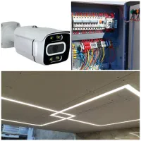 برقکارصنعتی روشنای دوربین مداربسته موتوربرق ژنراتو