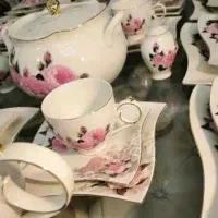 سرویس غذا خوری چینی باواریا گل برجسته