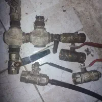 شیر گاز اذر برنجی قدیمی اصل