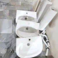 ۳ عدد روشویی در حد نو نو وسایه بان