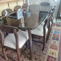 میز غذاخوری ۸ نفره باچوب راش نو برای جهزیه