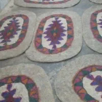 انواع زیر انداز پشمی (نمد)