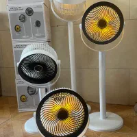 پنکه فن مدل شارژی بیسیم رومیزی ایستاده باتری چراغ
