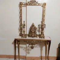 اینه وشمعدان برنز