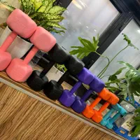 تولید و پخش دمبل های بانوان در وزنه های مختلف