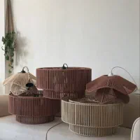 ساخت انواع لوسترهای مدرن مکرومه