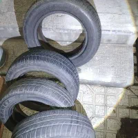 لاستیک پراید ۲عدد نیم داشت ۲عددهم نصف نیم داشت