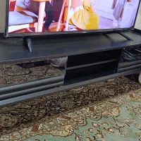 میز تلویزیون مشکی مات چوبی