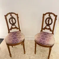 یک جفت صندلی طرح آنتیک فرانسه