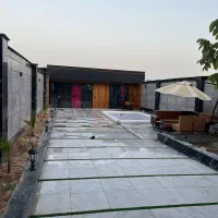 باغچه ویلا اماده سکونت
