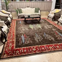فرش دستباف۱۲متری با رنگ های طبیعی (برند ذوالانوار)