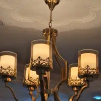 لوستر|لوستر و چراغ آویز|بهارستان, |دیوار