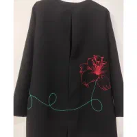 مانتو کتی گلدوزی شده