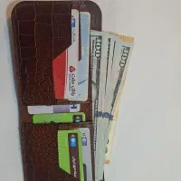 کیف پول و جاکارتی تمام چرم طبیعی