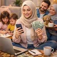 کاردرمنزل ویژه بانوان با گوشی