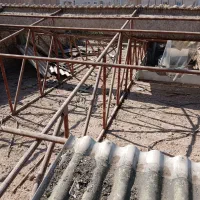 نصب ایرانیت حلب چوب ریزی جوشکاری