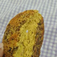 نان تافتون خانگی باپیاز وجزقاله (دنبه گوسفندی)