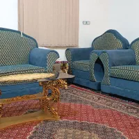 مبل هفت نفره و سه عدد عسلی