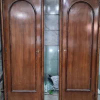 دو عدد کمد جنس روکش چوب گردو