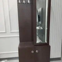 جاکفشی ایستاده آینه ریل دار