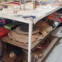 میز کار فلزی،میز بیضی چوبی،صندلی اداری