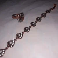 انگشتر و دستبند مسی