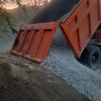 فروش شن و ماسه شسته، سنگ مخلوط ماسه بادی، بلوک و..