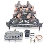 مشعل گازی شومینه به همراه هیزم