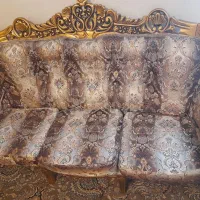 مبل استیل ۹ نفره منبت کاری بسیار تمیز
