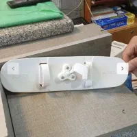 آینه ماشین کرو پایه ثابت دور سفید ، قاب سفید