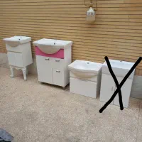 روشویی کابینتی و توالت فرنگی