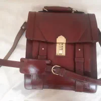 کیف اداری رمزدار تمام چرم طبیعی اصل ترکیه نو