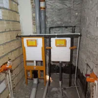 لوله کشی سرد گرم فاضلاب گرمایش از کف شیرالات پمپ