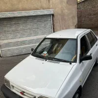 پراید سفید مدل ۹۱ بی رنگ سالم هیدرولیک