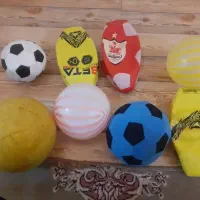 توپ فوتبال والیبال و خانه