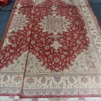 فرش جفت 6 متری تقی زاده چله ابریشم تبریز