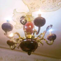 لوستر برنجی ، سرامیکی