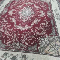 دو تخته فرش ۱۲ متری زرشکی