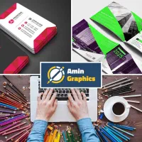 طراحی کارت ویزیت ، بنر ، کاتالوگ ، لوگو