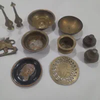 گلاب پاش ونمکدان برنجی