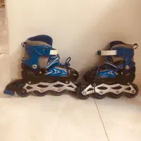اسکیت با چرخ ژله آیی و چراغ دار skate